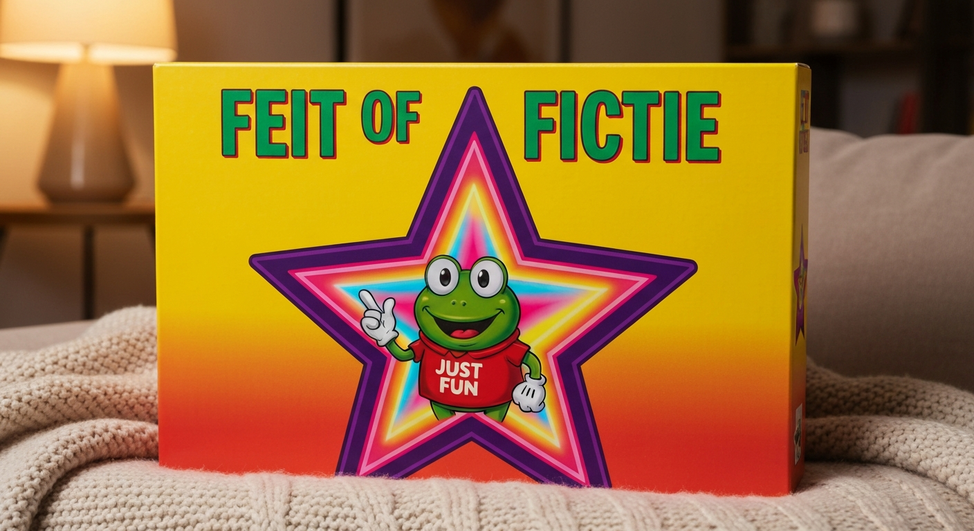 Feit of Fictie: Hilarisch Familiespel Cadeau! cadeau verpakt