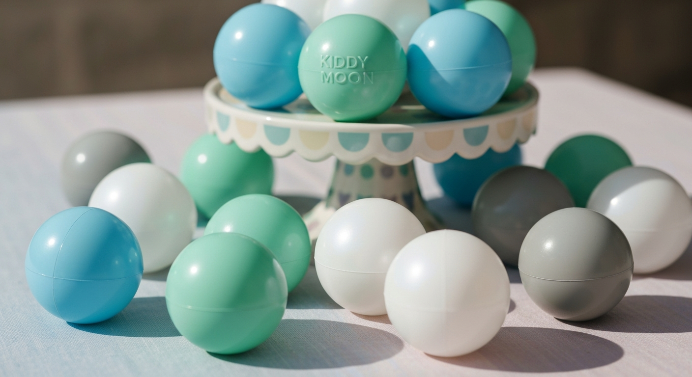 KiddyMoon Ballen: Vrolijk Speelplezier voor Kleintjes! interieur display