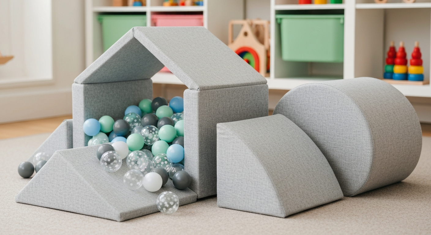 KiddyMoon Speelparadijs met Ballenbad - display 3