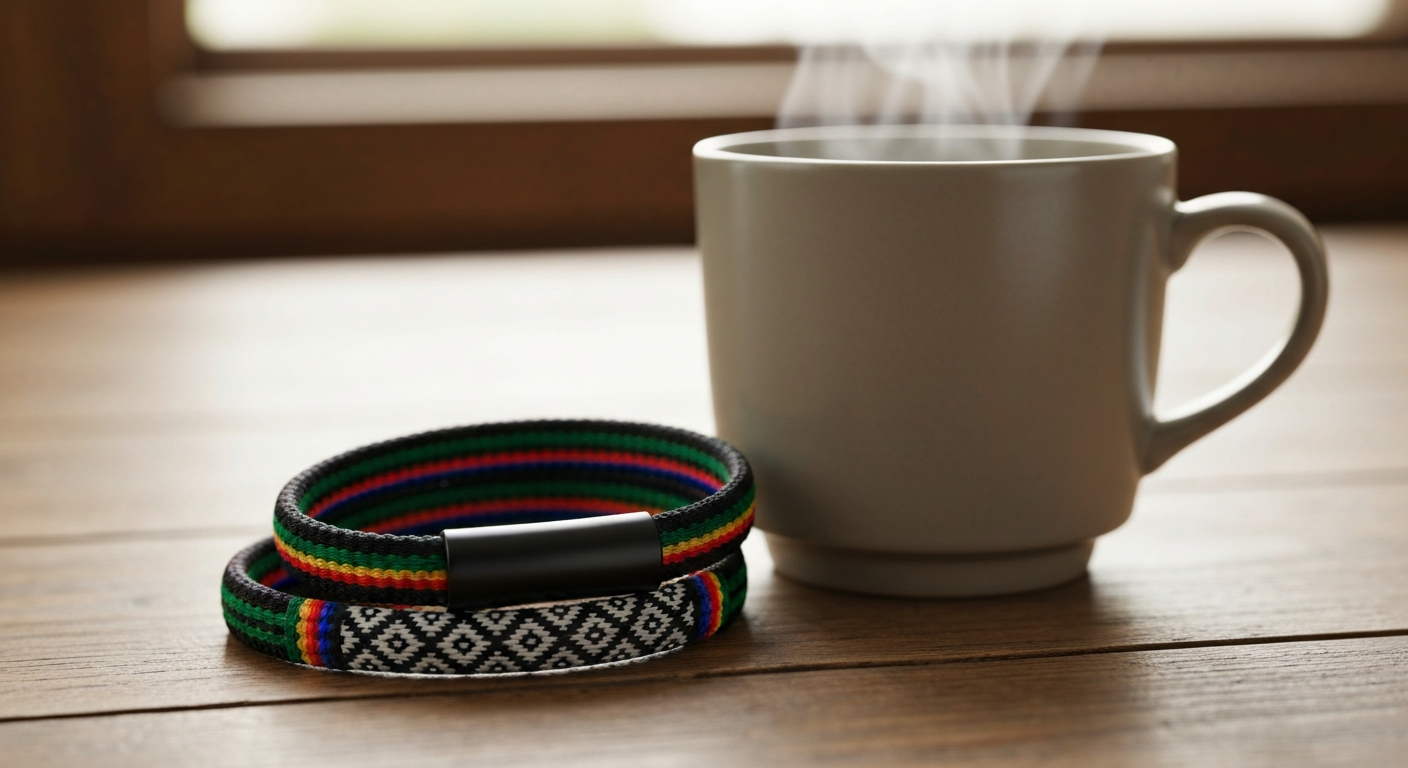 Kleurrijke NUVEX Armband: Het Perfecte Geschenk! cadeau verpakt