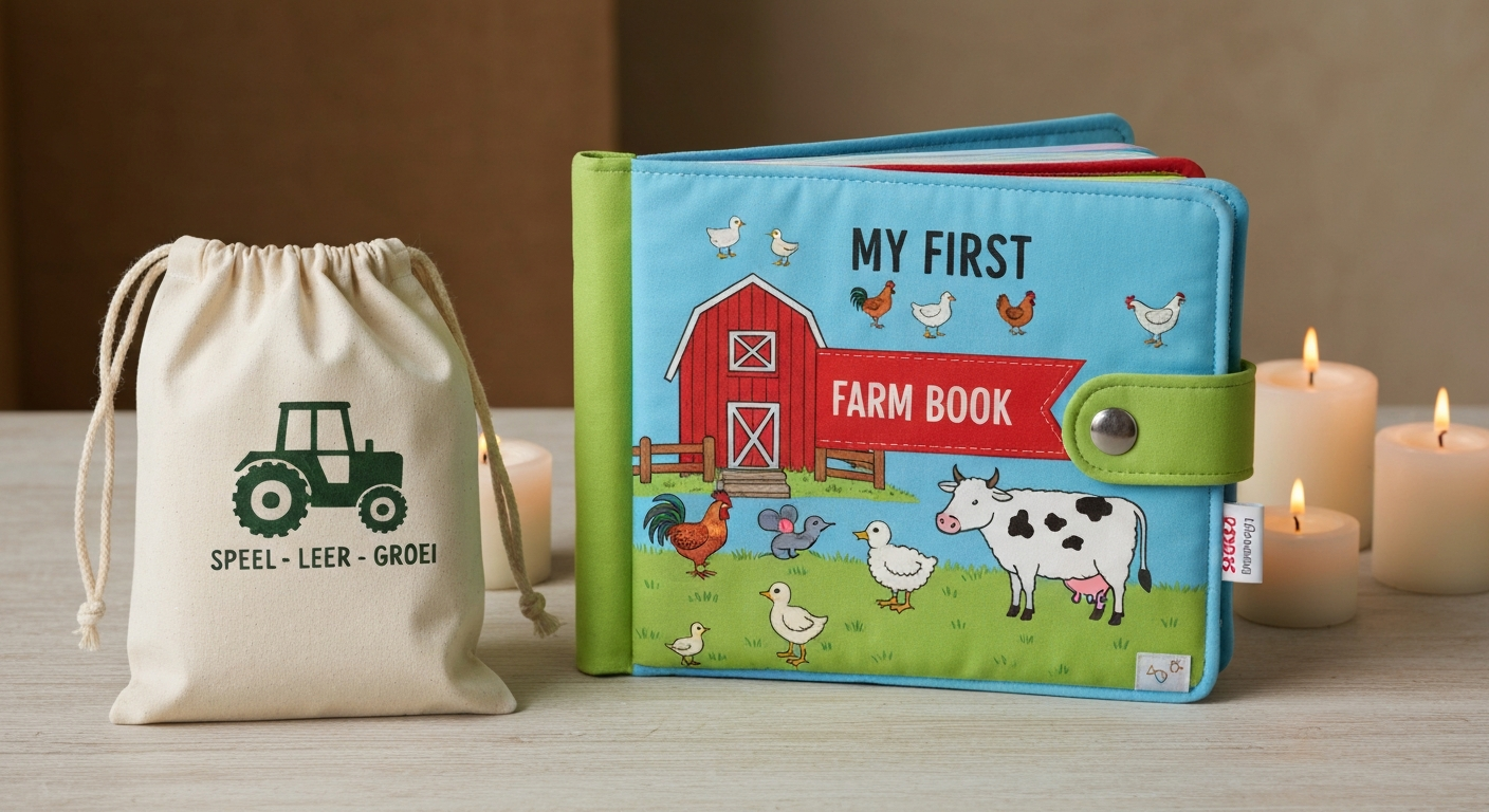 Luxier Farm Busy Board: Endless Learning Fun! cadeau presentatie