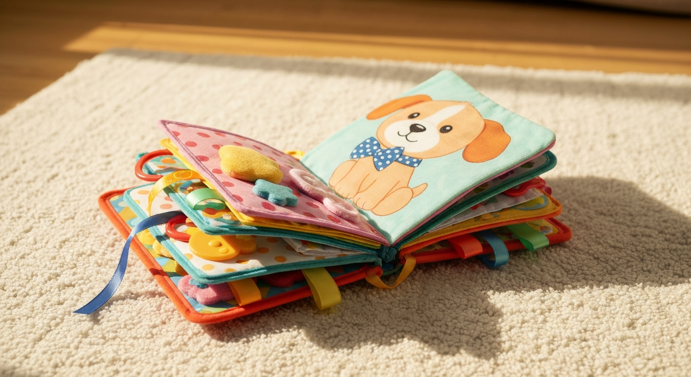 Schattig Puppy Boekje: Ontdek en Speel! feestelijke setting