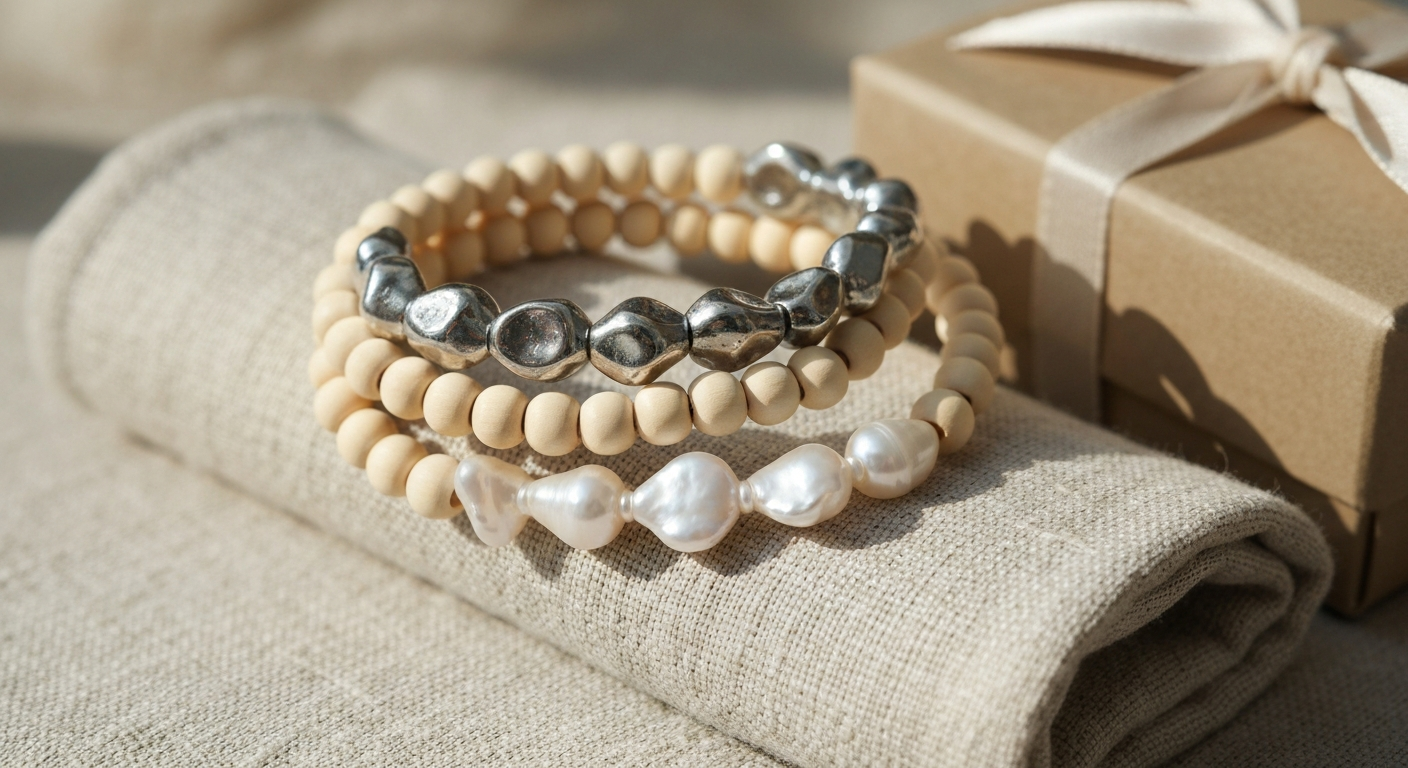 Schitterende Armbandenset: Een Stijlvol Cadeau cadeau presentatie