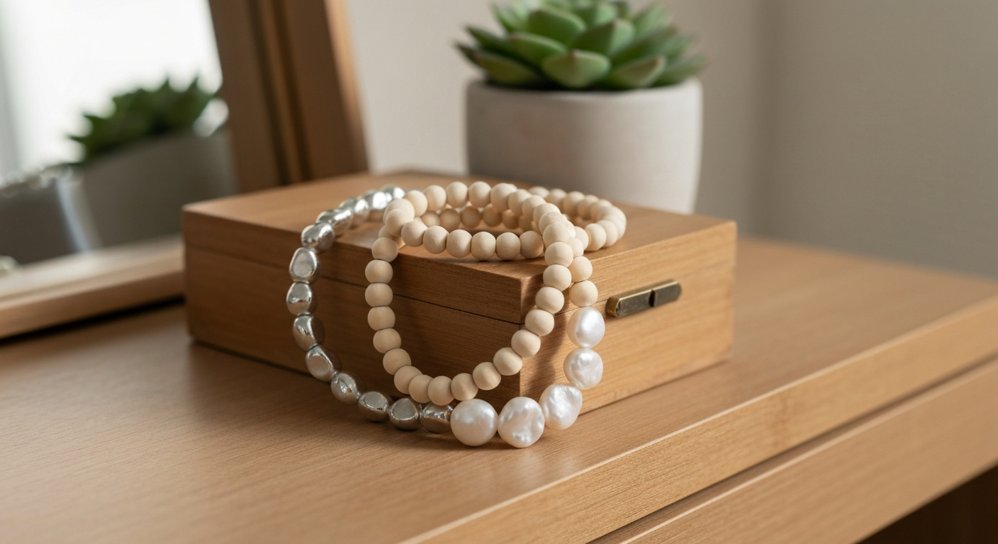 Schitterende Armbandenset: Een Stijlvol Cadeau cadeau verpakt