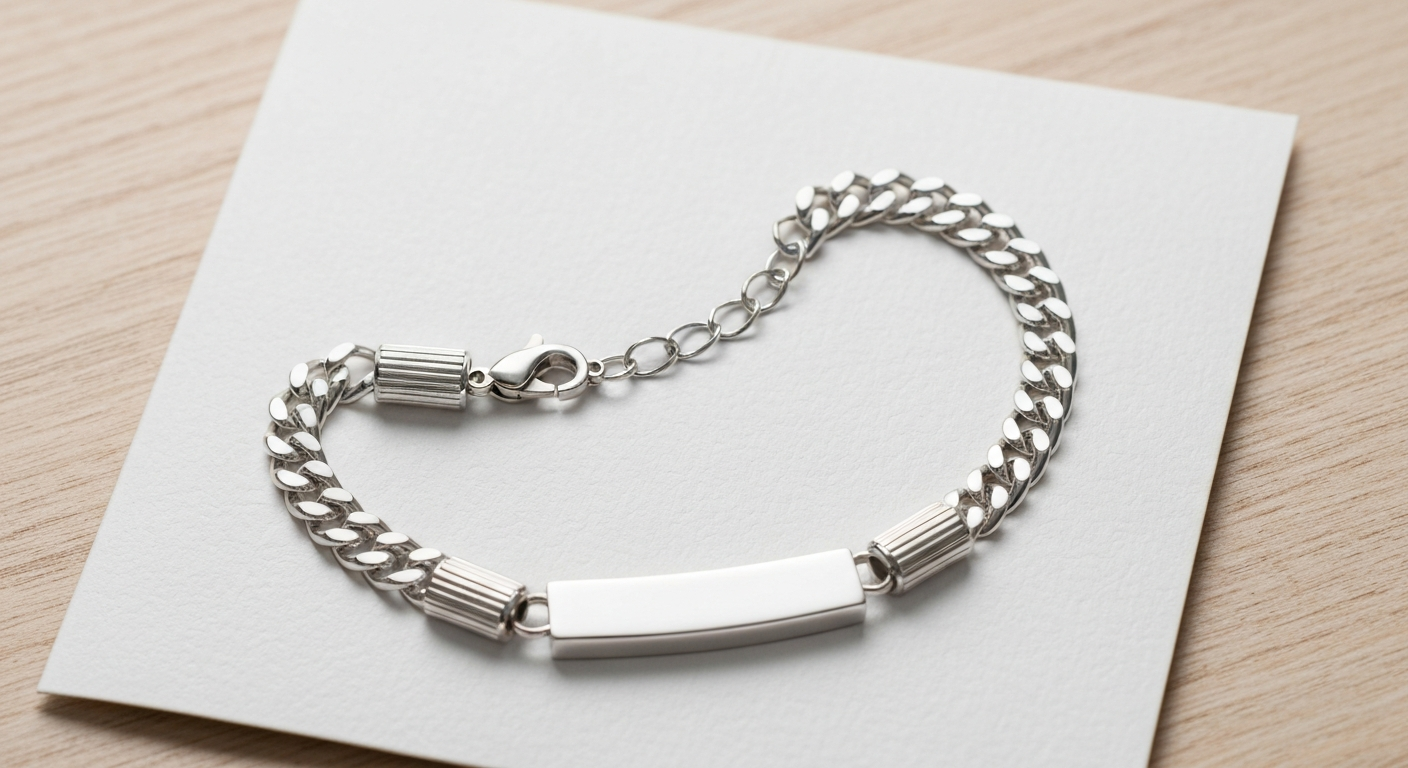 Schitterende Zilveren Armband voor een Speciaal Iemand feestelijke setting