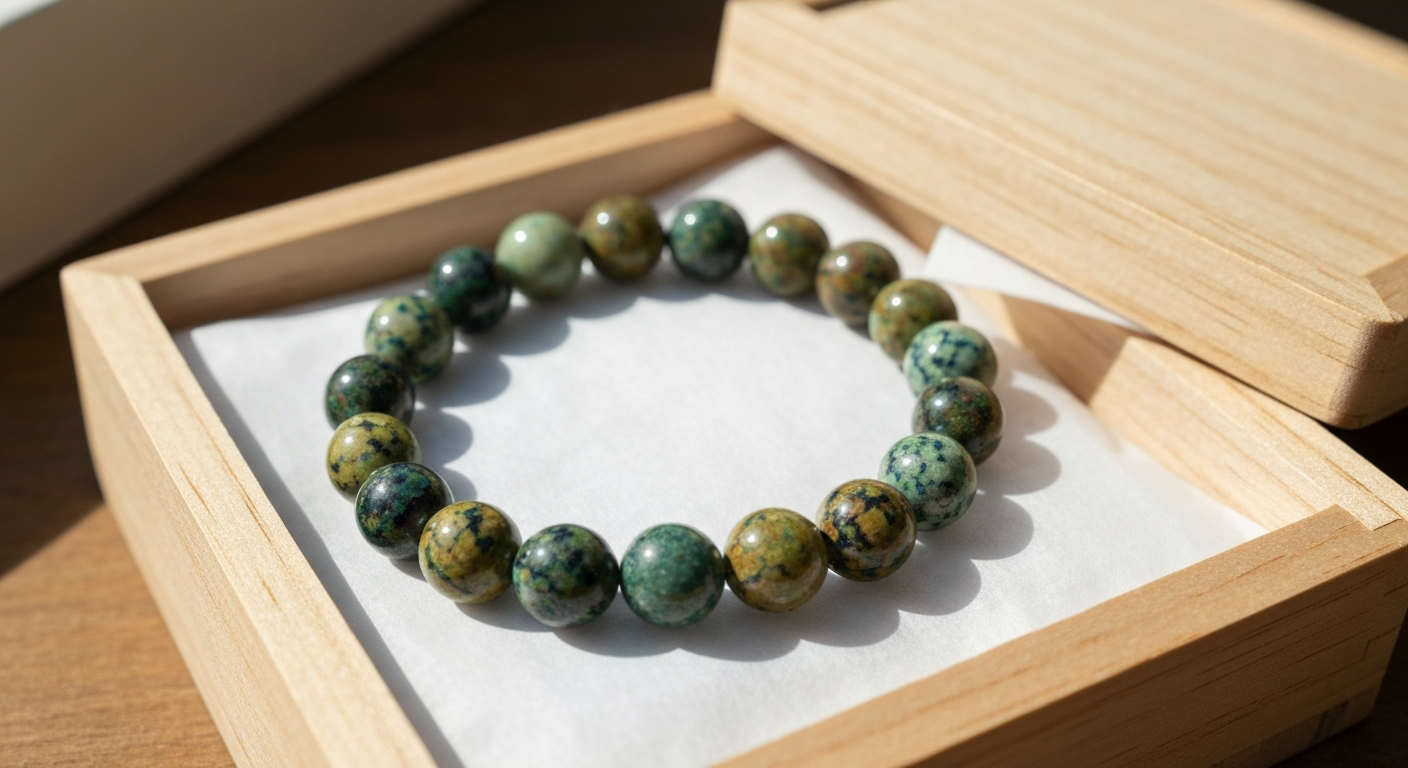 Spirituele Afrikaanse Turkoois Armband voor Jou cadeau presentatie