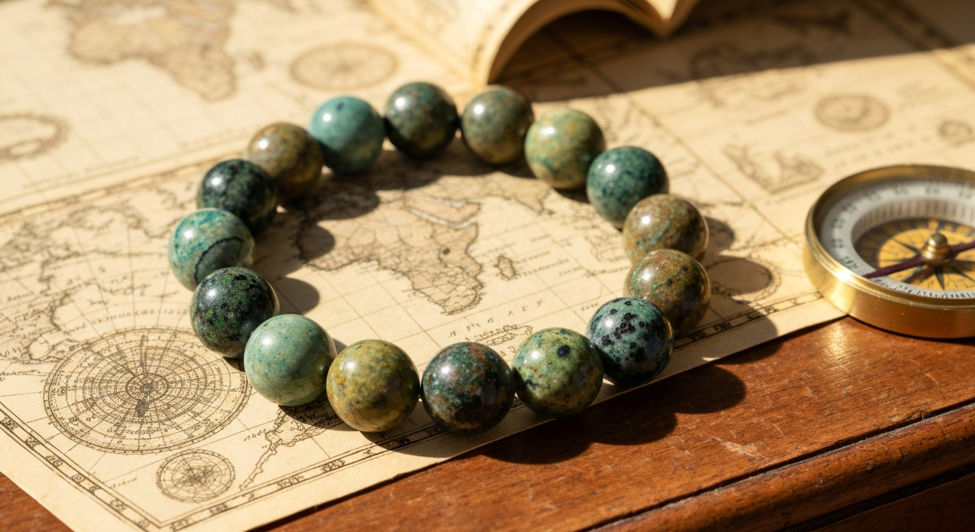 Spirituele Afrikaanse Turkoois Armband voor Jou interieur display