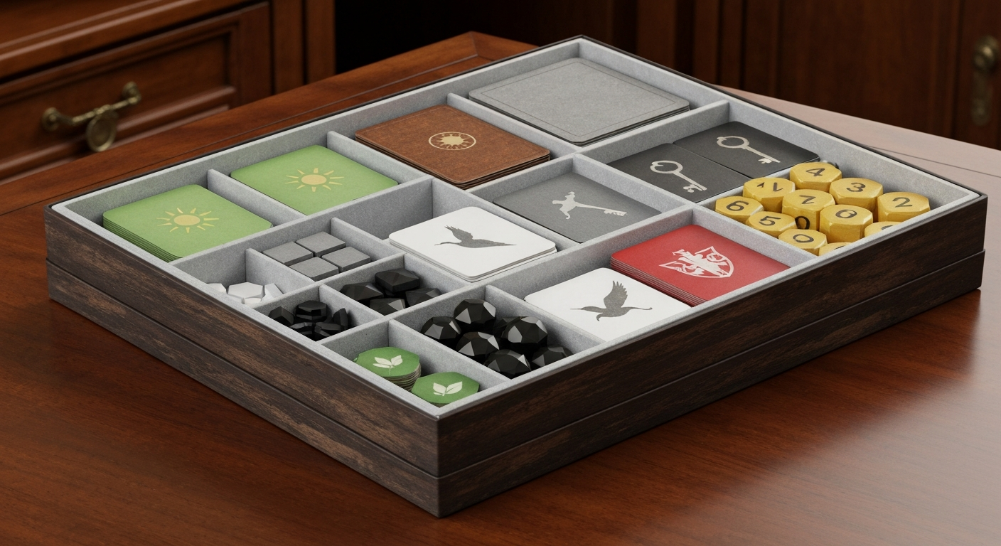 Ultieme Opbergset voor Teotihuacan Spellen interieur display